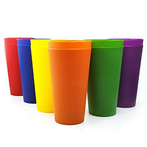 extra large plastic drinking glasses.